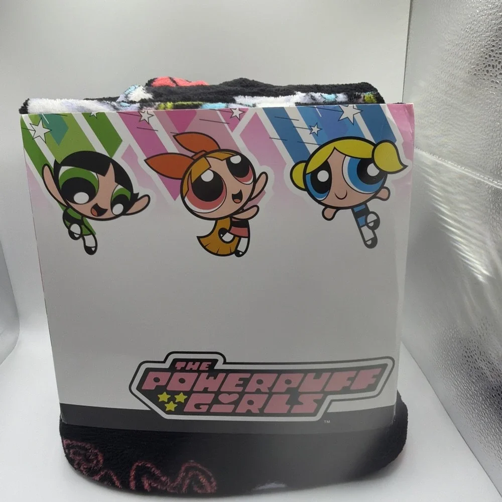Powerpuff Girls Throw‎ Blanket Franco Collectibles Cartoon Network NWT